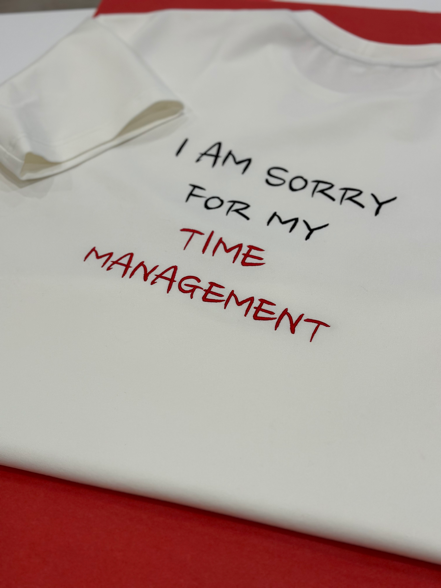 I AM SORRY FOR MY T-SHIRT White