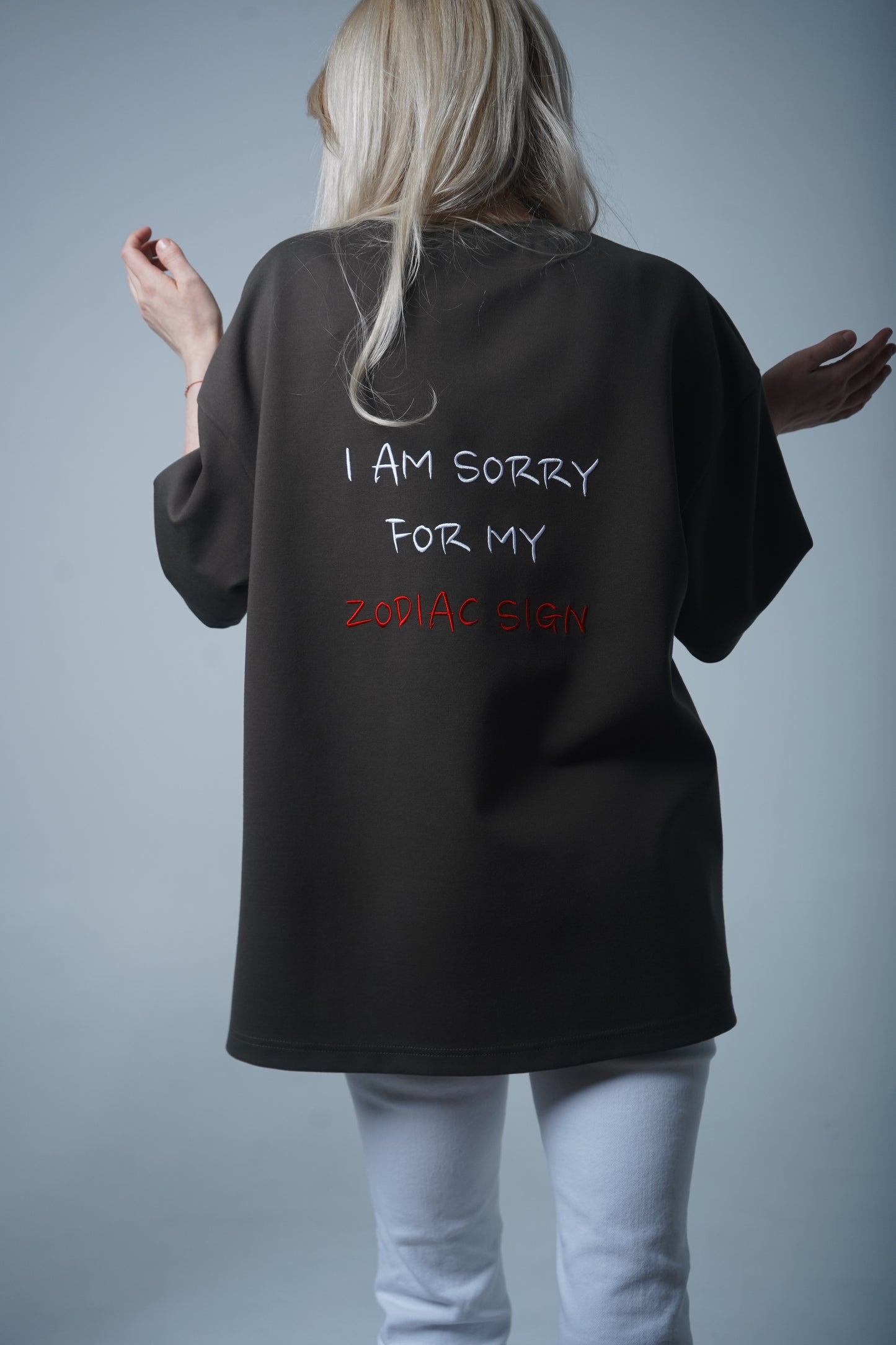 I AM SORRY FOR MY T-SHIRT Khaki