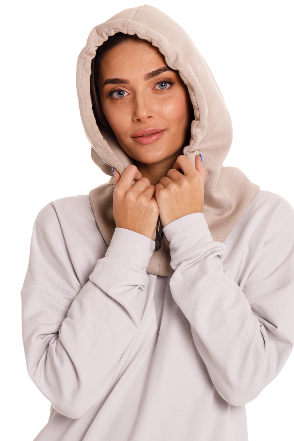 Moon hood Cream beige