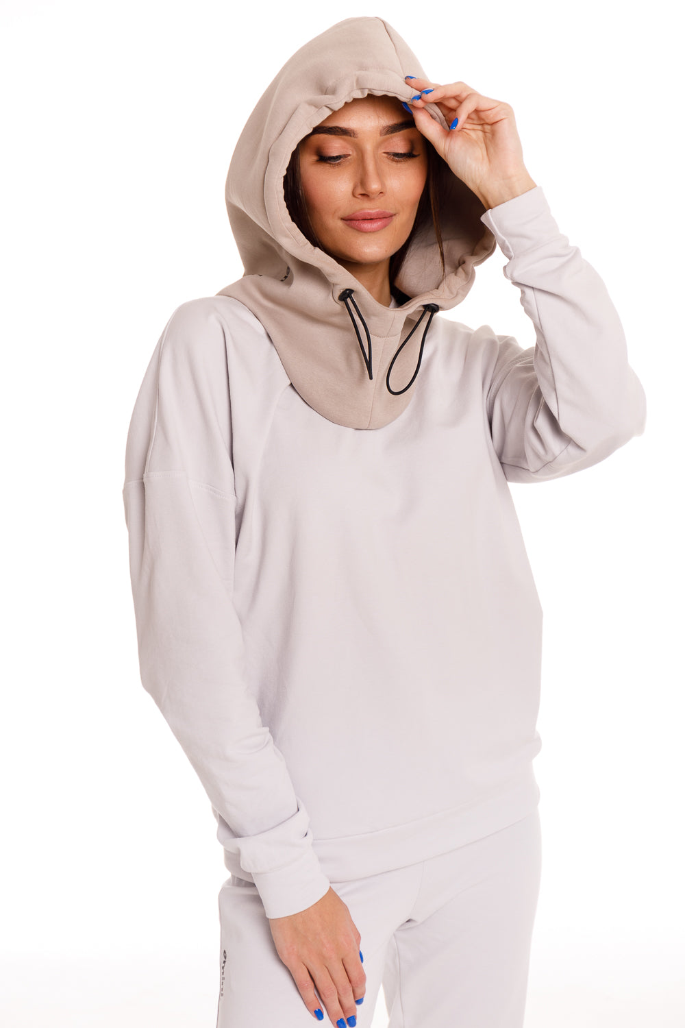 Moon hood Cream beige